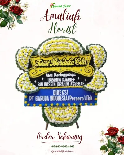 Papan Bunga Duka di Kerokan
