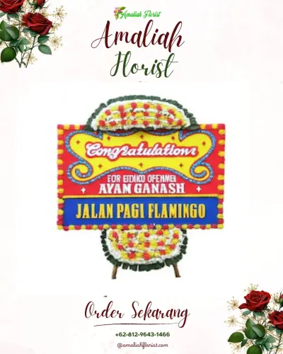 Bunga Papan Congratulation di Kerokan